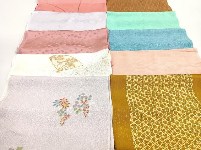 平和屋着物★和装小物　上質な帯揚げ　10枚セット　逸品　CAAM9753xe