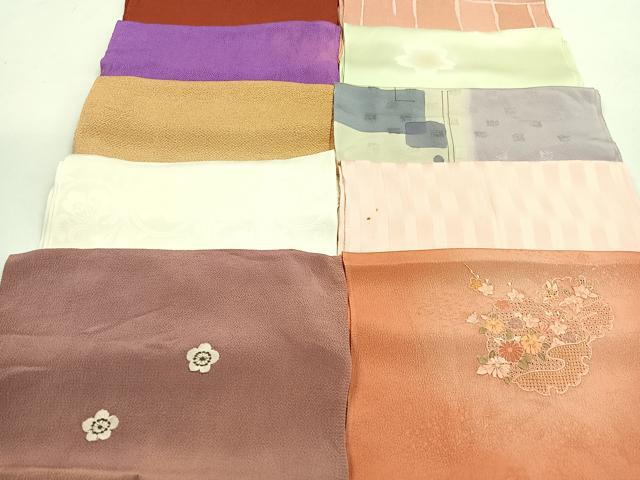 平和屋着物★和装小物　上質な帯揚げ　10枚セット　逸品　CAAM9756xe
