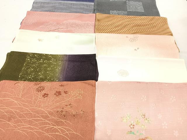 平和屋着物★和装小物　上質な帯揚げ　10枚セット　逸品　CAAM9781xe