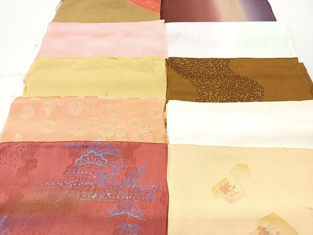 平和屋着物★和装小物　上質な帯揚げ　10枚セット　逸品　CAAM9789xe