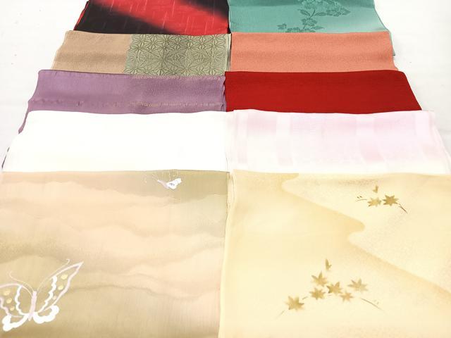平和屋着物★和装小物　上質な帯揚げ　10枚セット　逸品　CAAM9791xe