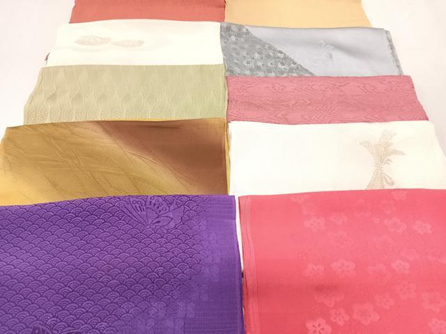 平和屋着物★和装小物　上質な帯揚げ　10枚セット　逸品　CAAN0802xi
