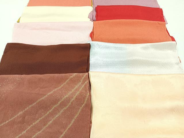 平和屋着物★和装小物　上質な帯揚げ　10枚セット　逸品　CAAN0808xi