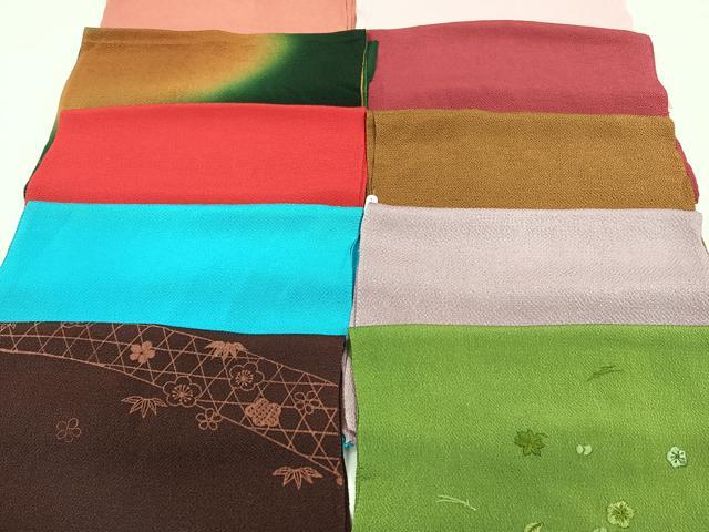 平和屋着物★和装小物　上質な帯揚げ　10枚セット　逸品　CAAN0810xi