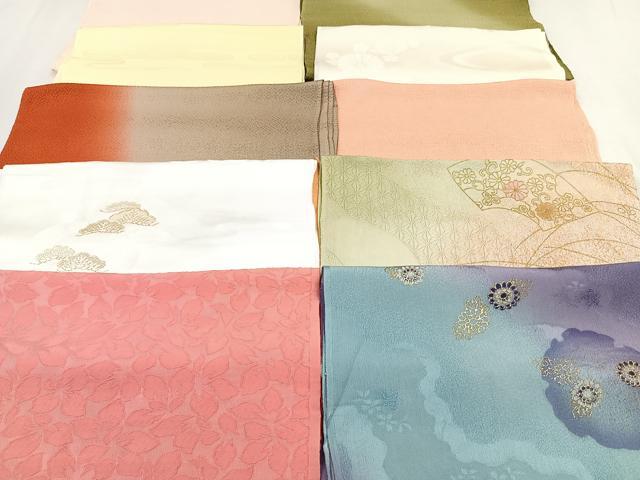 平和屋着物★和装小物　上質な帯揚げ　10枚セット　逸品　CAAN0816xi