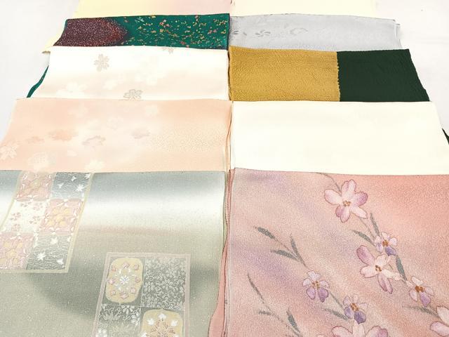 平和屋着物★和装小物　上質な帯揚げ　10枚セット　逸品　CAAN0820xi
