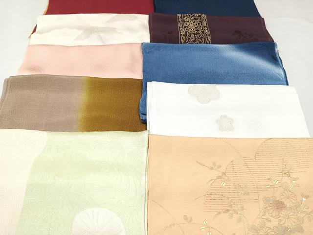 平和屋着物★和装小物　上質な帯揚げ　10枚セット　逸品　CAAN0822xi