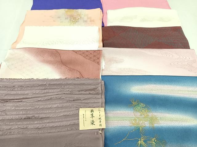 平和屋着物★和装小物　上質な帯揚げ　10枚セット　逸品　CAAN0823xi
