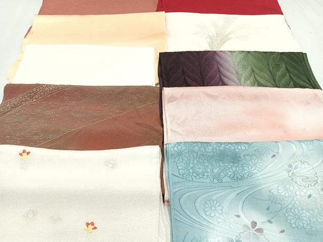 平和屋着物★和装小物　上質な帯揚げ　10枚セット　逸品　CAAN0832xi