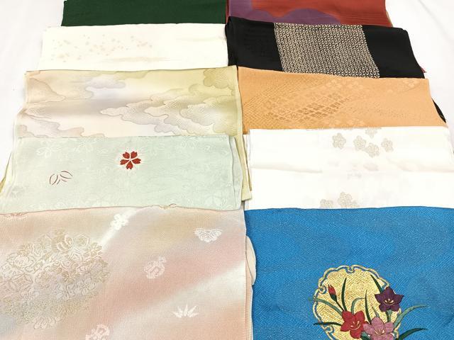 平和屋着物★和装小物　上質な帯揚げ　10枚セット　逸品　CAAN0850xi
