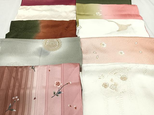 平和屋着物★和装小物　上質な帯揚げ　10枚セット　逸品　CAAN0852xi