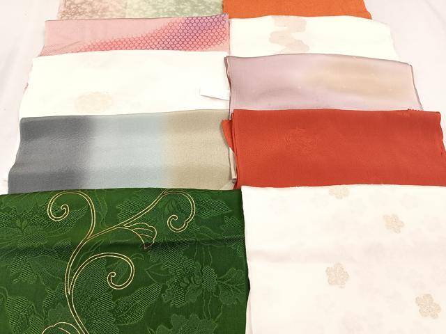 平和屋着物★和装小物　上質な帯揚げ　10枚セット　逸品　CAAN0857xi