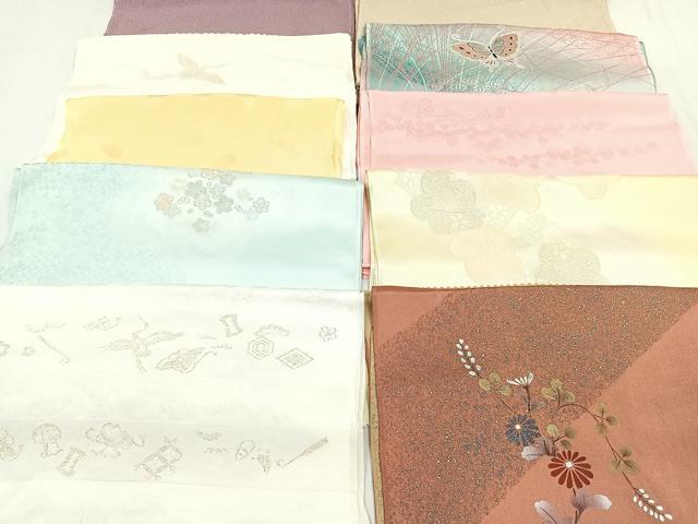 平和屋着物★和装小物　上質な帯揚げ　10枚セット　逸品　CAAN0860xi
