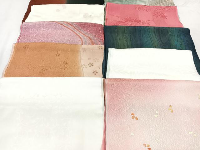 平和屋着物★和装小物　上質な帯揚げ　10枚セット　逸品　CAAN0868xi