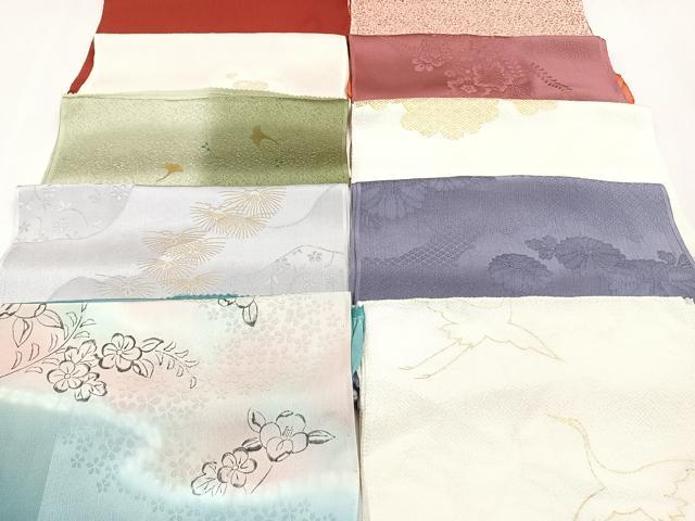 平和屋着物★和装小物　上質な帯揚げ　10枚セット　逸品　CAAN0869xi