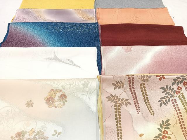 平和屋着物★和装小物　上質な帯揚げ　10枚セット　逸品　CAAN0881xi