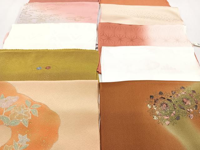 平和屋着物★和装小物　上質な帯揚げ　10枚セット　逸品　CAAN0890xi