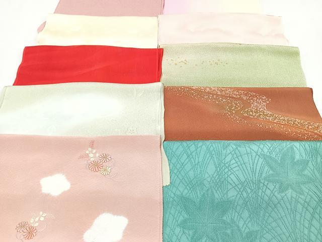 平和屋着物★和装小物　上質な帯揚げ　10枚セット　逸品　CAAN0905xi