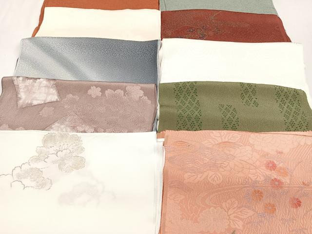 平和屋着物★和装小物　上質な帯揚げ　10枚セット　逸品　CAAN0911xi