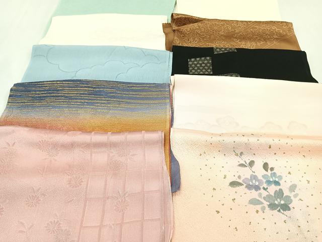 平和屋着物★和装小物　上質な帯揚げ　10枚セット　逸品　CAAN0914xi