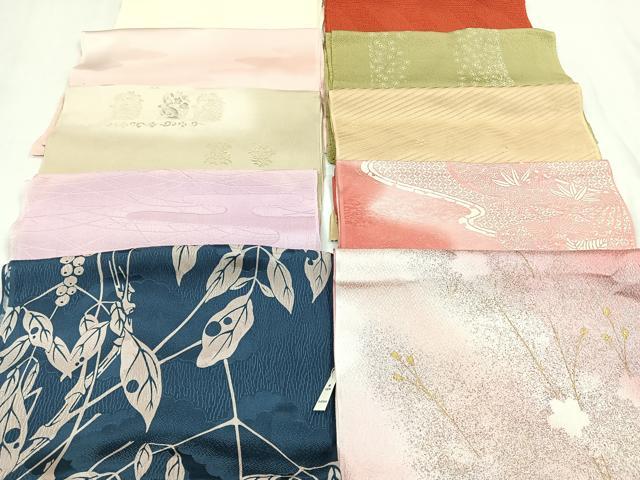 平和屋着物★和装小物　上質な帯揚げ　10枚セット　逸品　CAAN0923xi