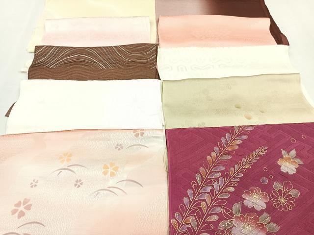 平和屋着物★和装小物　上質な帯揚げ　10枚セット　逸品　CAAN0931xi