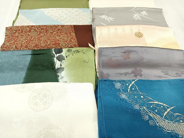 平和屋着物★和装小物　上質な帯揚げ　10枚セット　逸品　CAAN0934xi