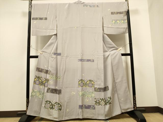 平和屋着物●訪問着　正倉院花唐草文　金彩　正絹　逸品　CAAP7103hy