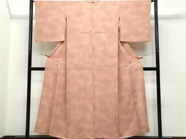 平和屋着物○色留訪問着 霞文 暈し染め 鬼しぼ縮緬