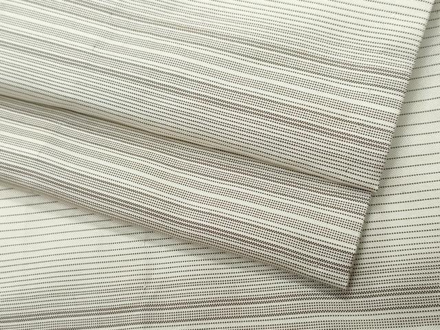 平和屋着物▽男性　紬　単衣　横段文　正絹　逸品　CAAQ0016vf