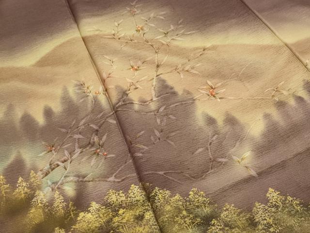 平和屋着物○染色作家 高橋一海 訪問着 遠山風景文 暈し