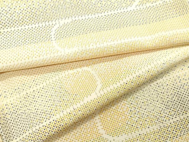 平和屋着物●上質な紬　エ霞吉祥文　正絹　逸品　CAAQ9101vf