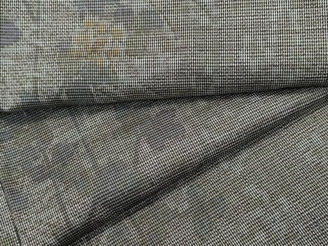 平和屋着物●本場大島紬　7マルキ　泥染め　草花文　正絹　逸品　CAAQ9131vf