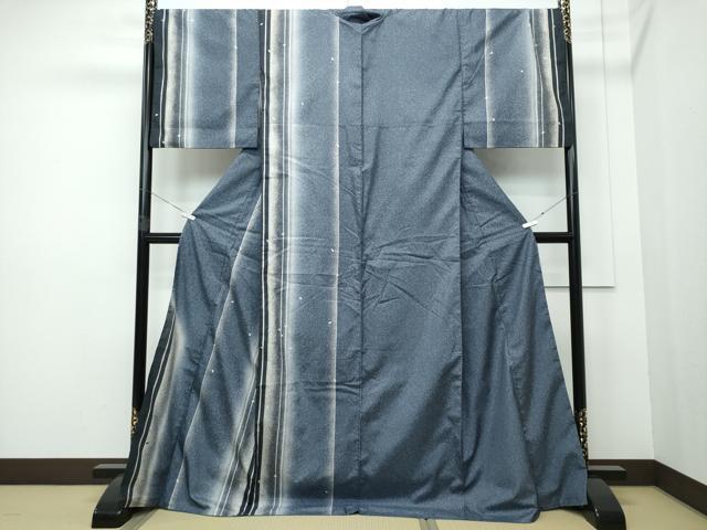 平和屋着物●訪問着　本場染大島紬　舞花弁　正絹　逸品　CAAQ9136vf