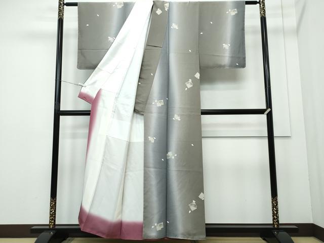 平和屋着物▽小紋 単衣 辻が花 洗える着物 CAAW2805ut