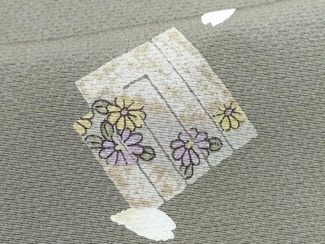 平和屋着物▽小紋 単衣 辻が花 洗える着物 CAAW2805ut