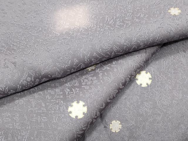 平和屋着物●上質な小紋　雪輪文　蛍暈し　金彩　正絹　逸品　CAAQ9411th