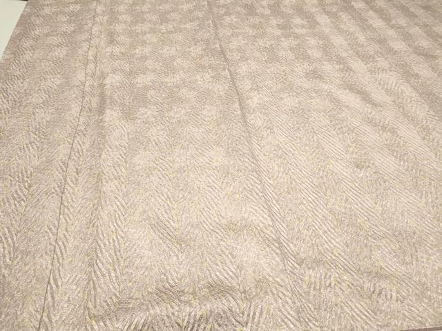 平和屋着物○名門 藤娘きぬたや 杢目絞り 上質な小紋 正絹 逸品