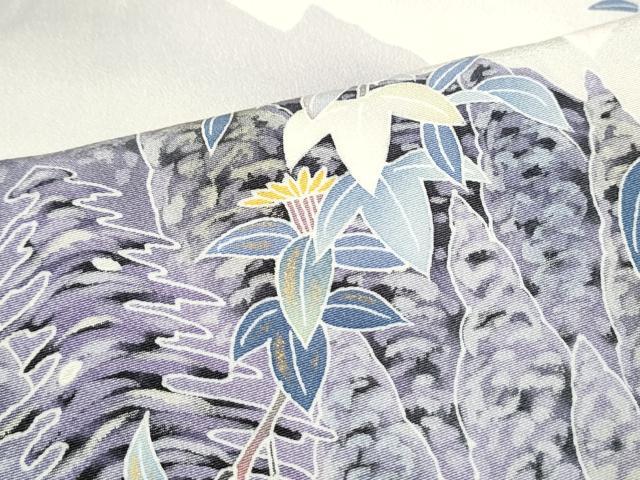 平和屋着物○訪問着 作家物 遠山風景文 金彩 正絹 逸品 CAAQ9475th 付け