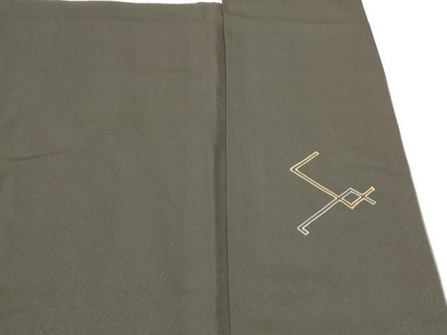 平和屋着物○訪問着 竹屋町刺繍 向かい鳥動物吉祥文 暈し