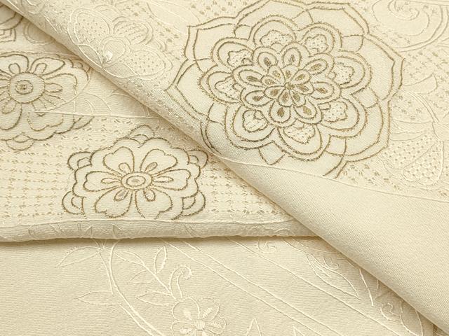 平和屋着物●中国三大刺繍　スワトウ刺繍　総刺繍　訪問着　正倉院花文　金糸　正絹　逸品　CAAQ9568th