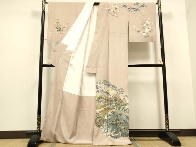 平和屋着物○京加賀友禅 松本健一 訪問着 遠山風景文 暈し