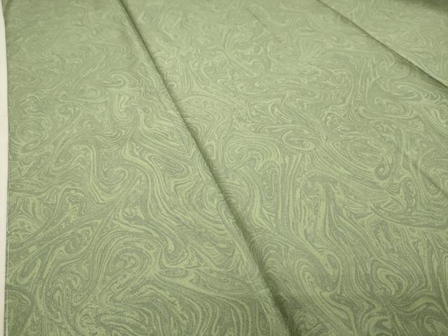 平和屋着物○上質な小紋 墨流し文様 正絹 逸品 未使用 CAAR0846gh 平和屋