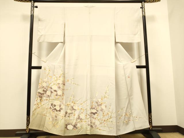 平和屋着物●本加賀友禅作家　東藤岳　色留袖　枝花文　暈し染め　正絹　逸品　CAAR1231hy