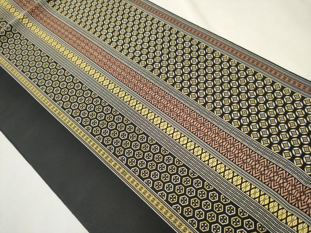 平和屋着物●本場筑前博多織　八寸名古屋帯　吉祥間道　正絹　逸品　CAAR1349hy_1