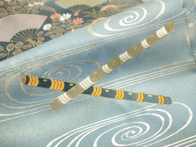 平和屋着物○人間国宝 福田喜三郎 中国三大刺繍 相良刺繍 訪問着