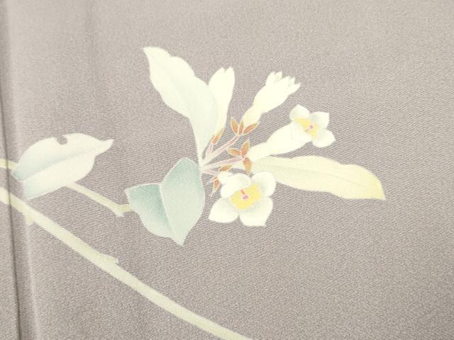 平和屋着物○京加賀糸目友禅作家 山崎巌 訪問着 枝花文 正絹 逸品