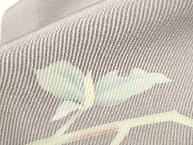 平和屋着物○京加賀糸目友禅作家 山崎巌 訪問着 枝花文 正絹 逸品