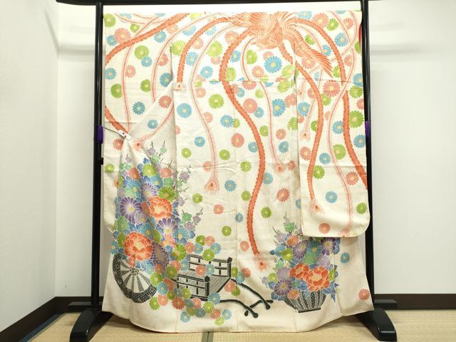 ■逸品■藤娘きぬたや■松梅藤花模様■総絞り■正絹振袖フルセット■振袖一式 振袖フルセット□藤娘きぬたや□吉祥鶴模様□総絞り□振袖一式