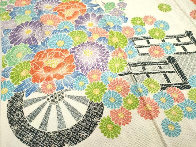 K0470 美品 逸品 可憐 きぬたや絞り 正絹 振袖 K0470 美品 逸品 可憐 きぬたや絞り 正絹 振袖 着物・浴衣